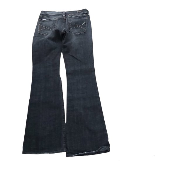 Citizens of Humanity Black Jeans Jerome Dahan Naomi Stretch Low Waist Flair 27 - Picture 2 of 12